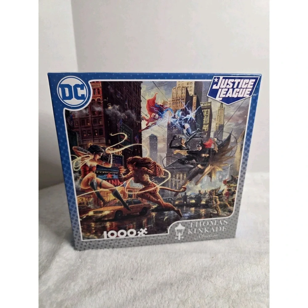 Puzzle DC Comics Justice League Women of DC by Thomas Kinkade 1000pcs. New